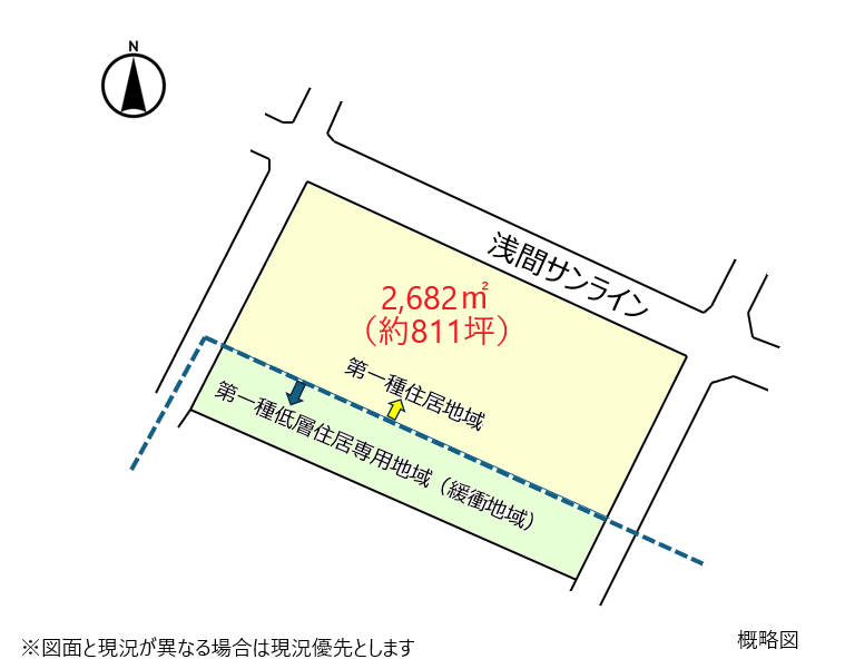 サンライン沿い811坪　概略図.png